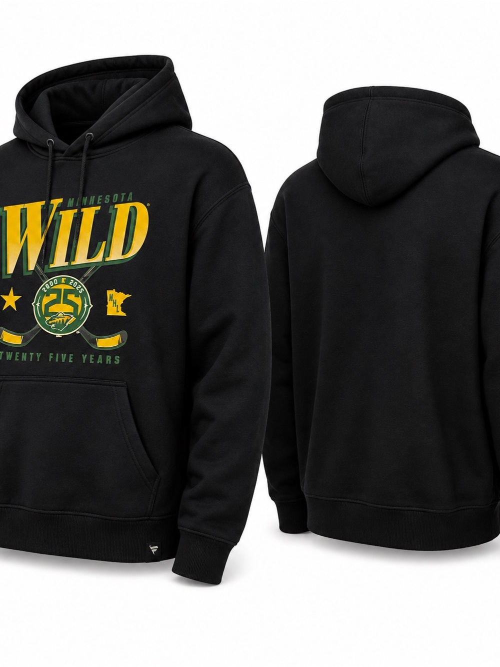Fanatics Minnesota Wild 25 Year Hoodie Size XL NWOT